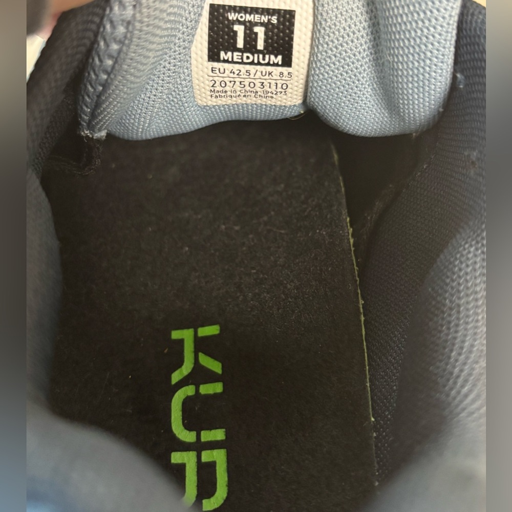 KURU Atom Trail Running Shoes Womens Size 11 Blue Mesh Athletic Sneakers Comfort - Picture 9 of 9